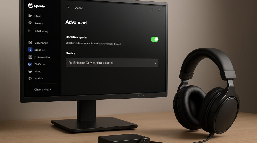 Spotify sur Windows avec le mode exclusif pour améliorer la qualité audio