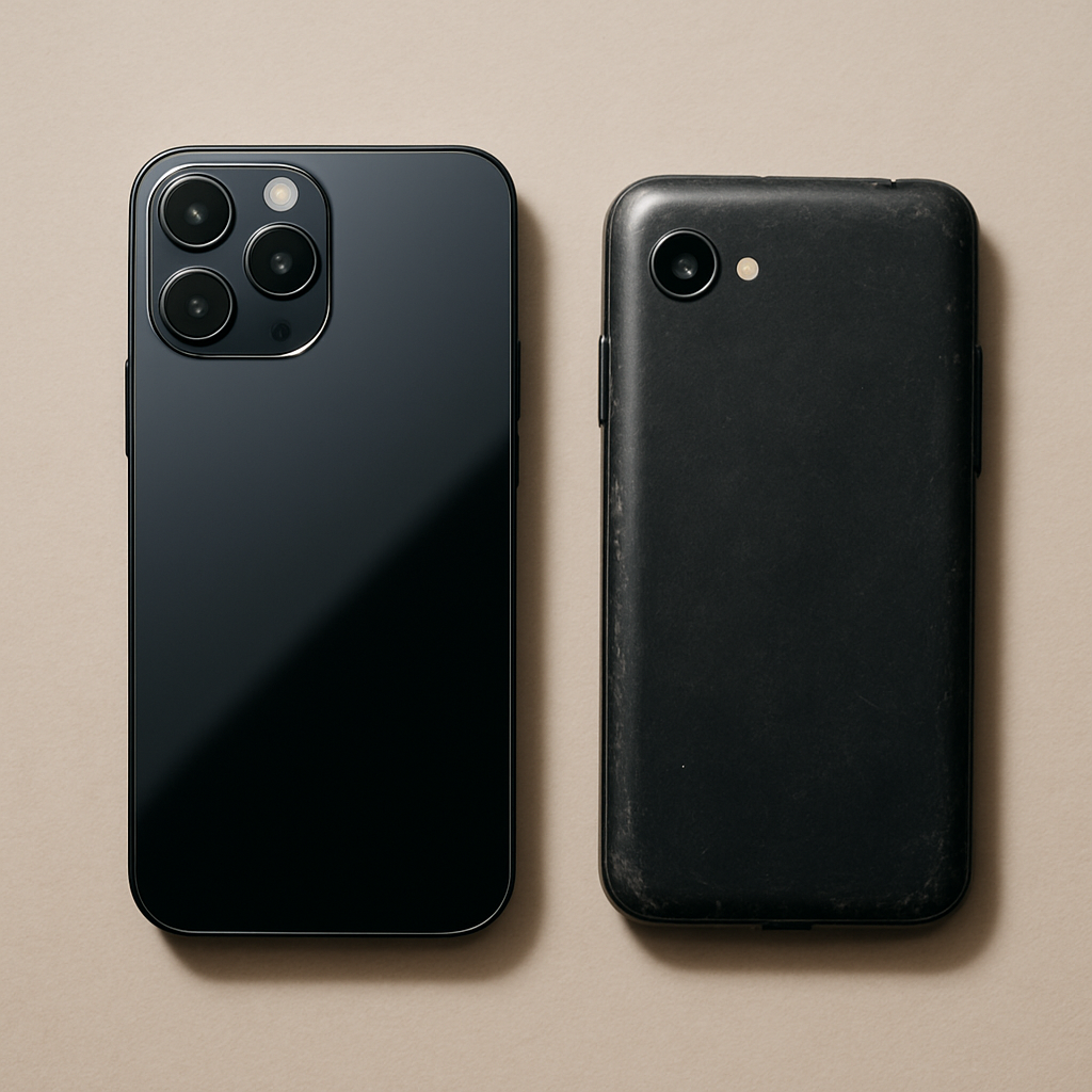 Comparer smartphone neuf et smartphone conservé plusieurs années