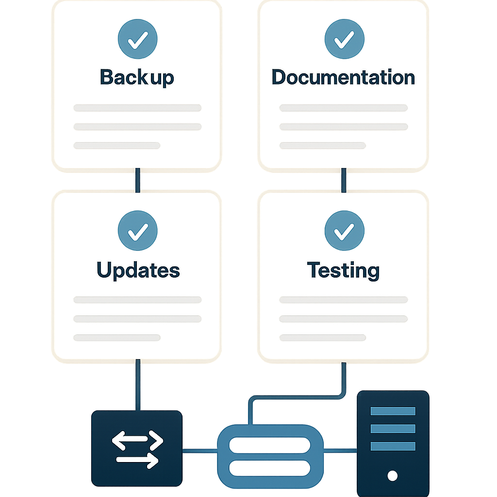 Checklist de bonnes pratiques pour sécuriser un serveur multimédia