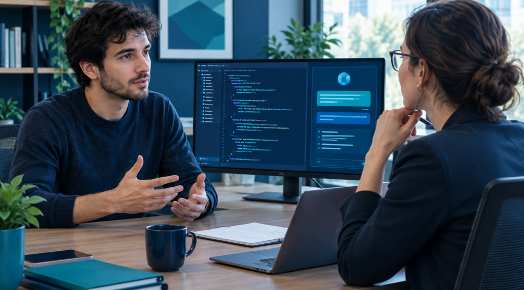 Un entretien de recrutement de développeur face aux outils d'intelligence artificielle